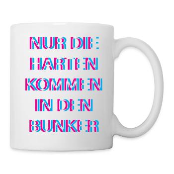 Hardtekk Tekk - Tasse - Weiß - Rechts
