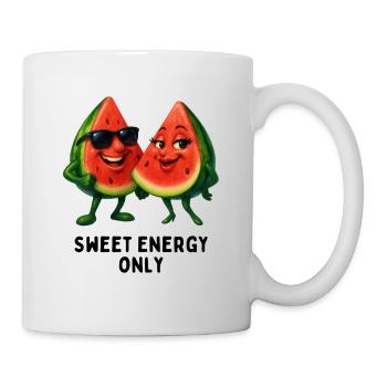 Sweet Energy Wassermelonenduo - Tasse - Weiß - Rechts