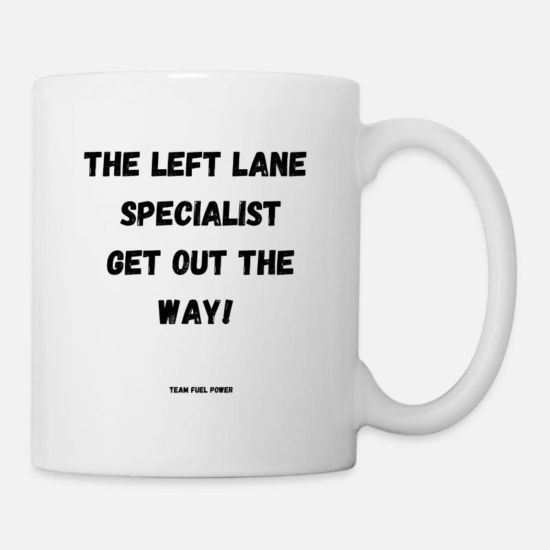 Le spécialiste de la voie gauche - Mug blanc - blanc