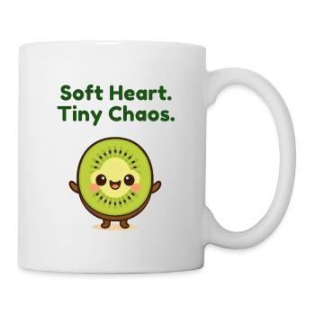 Soft Heart Tiny Chaos Kiwi - Mug - white - Right