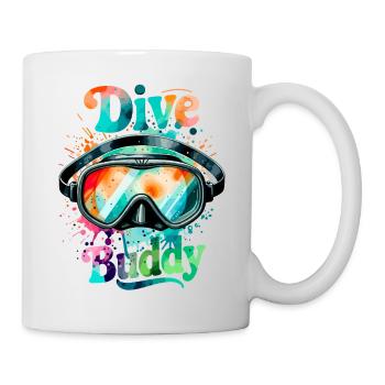 Dive Buddy Diving Goggles - Mug - white - Right