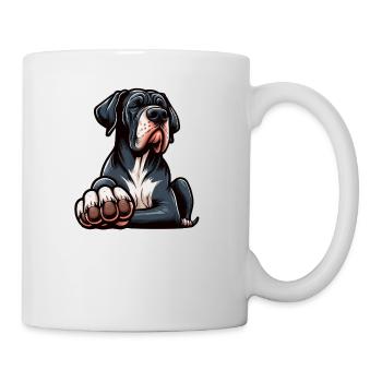 Talk to the Paw Great Dane - Mug - white - Right