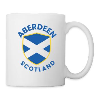 Aberdeen Shield: Scottish Crest - Mug - white - Right