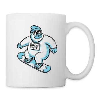 Brett Pitt - Tasse - Weiß - Rechts