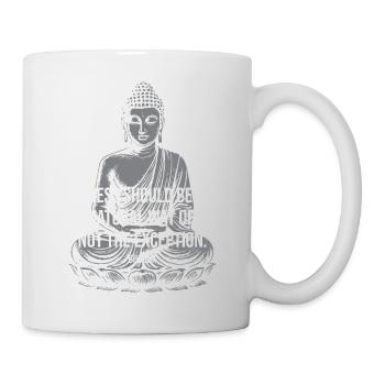 La bonté du Bouddha : Vie naturelle - Mug blanc - blanc - Droite