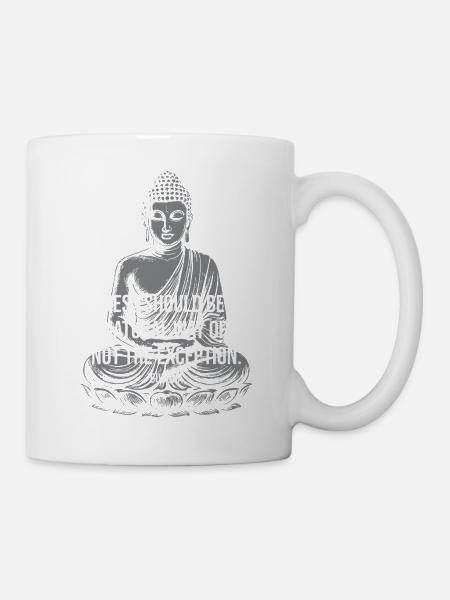 La bonté du Bouddha : Vie naturelle - Mug blanc - blanc