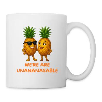 Unananasable Duo – Fruit Love - Mug - white - Right
