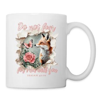 Versets bibliques Renard chrétien - Mug blanc - blanc - Droite