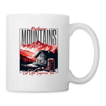 Mysterious Mountains Let Life Surprise You - Mug - white - Right