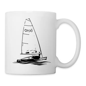 Sports de voile aéronautiques à voile de la RS - Mug blanc - blanc - Droite
