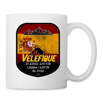 Alto de Velefique Gebirgspass Abzeichen 01 - Tasse - Weiß - Rechts