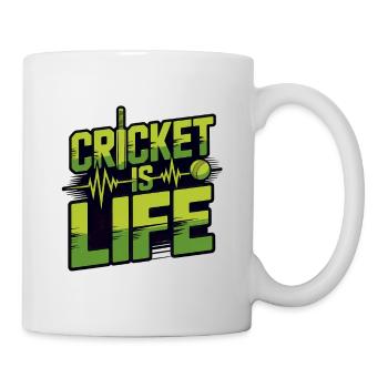 Drôle de cricket : Jeu de cricket vintage - Mug blanc - blanc - Droite