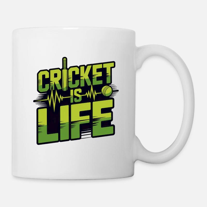 Funny Cricket Saying Vintage Cricket Game - Mug - white