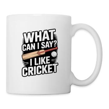 Drôle de cricket : Jeu de cricket vintage - Mug blanc - blanc - Droite