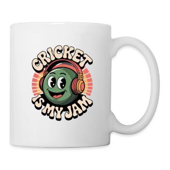 Drôle de cricket : Jeu de cricket vintage - Mug blanc - blanc - Droite