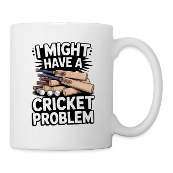 Drôle de cricket : Jeu de cricket vintage - Mug blanc - blanc - Droite