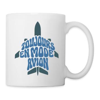 FLUGZEUGMODUS – lass uns reden. - Tasse - Weiß - Rechts