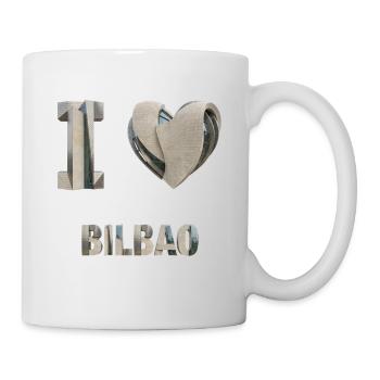 I Love Bilbao – Modern Architectural Design - Tasse - Weiß - Rechts
