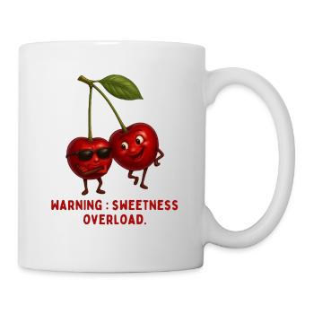 Cherry Charm: Sugar Shock Warning - Mug - white - Right