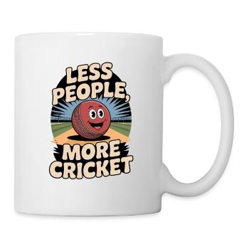 Drôle de cricket : Jeu de cricket vintage - Mug blanc - blanc - Droite