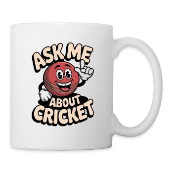 Drôle de cricket : Jeu de cricket vintage - Mug blanc - blanc - Droite