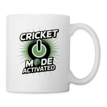 Drôle de cricket : Jeu de cricket vintage - Mug blanc - blanc - Droite
