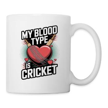 Drôle de cricket : Jeu de cricket vintage - Mug blanc - blanc - Droite