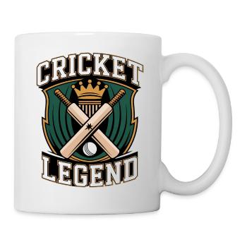 Drôle de cricket : Jeu de cricket vintage - Mug blanc - blanc - Droite