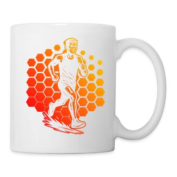 Running Liebe zum Anziehen - Tasse - Weiß - Rechts