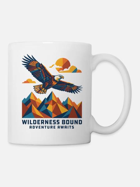 Wilderness Bound - Adventure awaits - Tasse - Weiß
