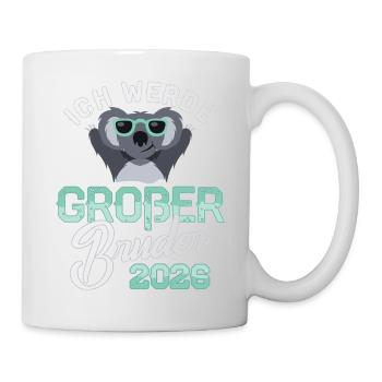 Je vais être Big Brother Bébé Enceinte 2026 - Mug blanc - blanc - Droite