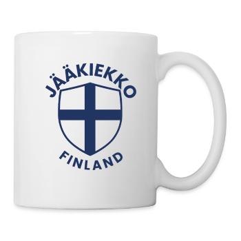 Bouclier de Finlande de Jäähockey - Mug blanc - blanc - Droite