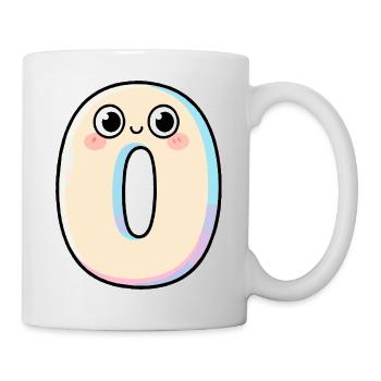 Zero Kawaii lächelt - Tasse - Weiß - Rechts