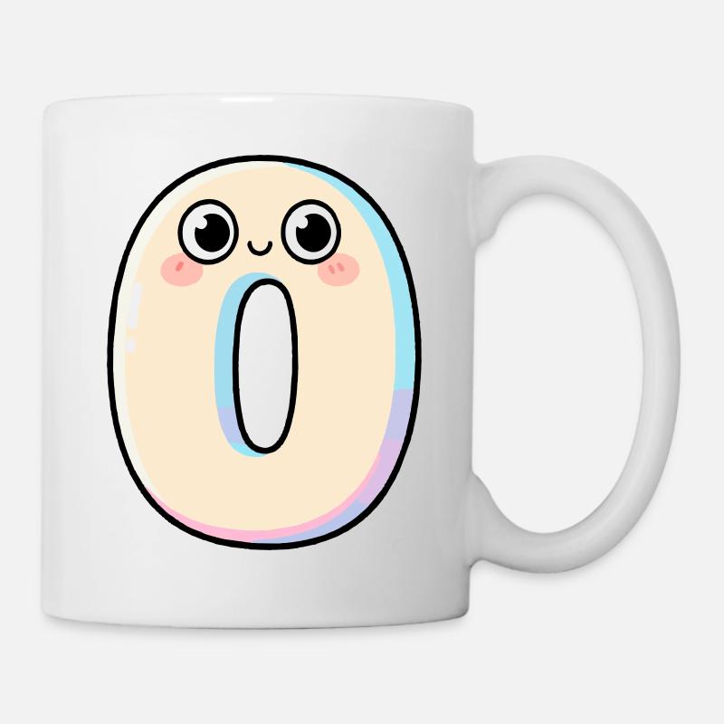 Zero Kawaii lächelt - Tasse - Weiß