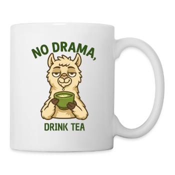 No Drama Tea Time Alpaca - Mug - white - Right