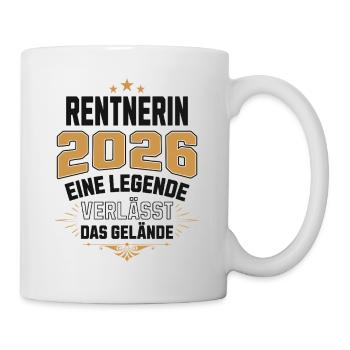 Pensioner 2026 Pension Pensioner Legend Retirement - Mug - white - Right