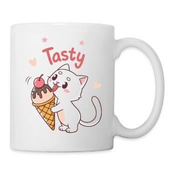 Chat gourmand Tasty Glace - Mug - white - Right