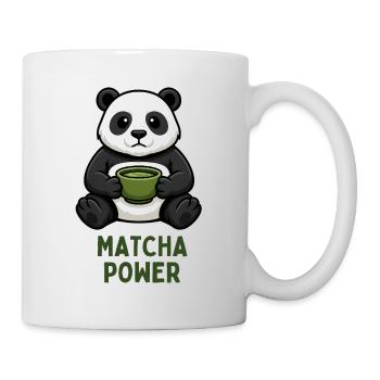 Matcha Kraft Panda - Tasse - Weiß - Rechts
