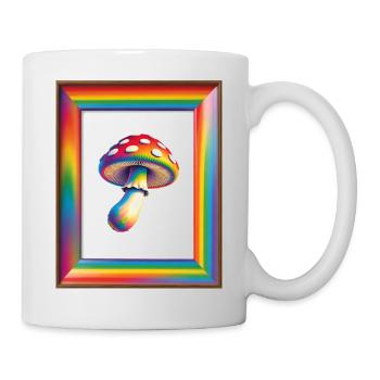 Nature is the Trip - Fliegenpliz near Goa - Mug - white - Right