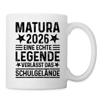 Matura 2026: A legend leaves the school grounds - Mug - white - Right