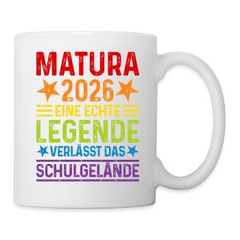 Matura 2026: A legend leaves the school grounds - Mug - white - Right