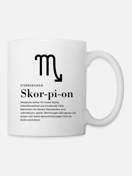 Zodiac sign Scorpio - Mug - white