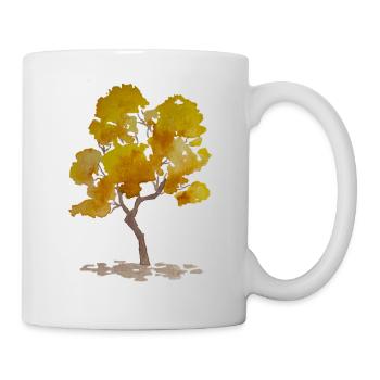 Herbstbaum - Tasse - Weiß - Rechts