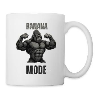 Banana Mode Muscle Gorilla - Mug - white - Right