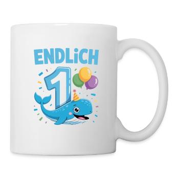Mon premier anniversaire - Mug blanc - blanc - Droite