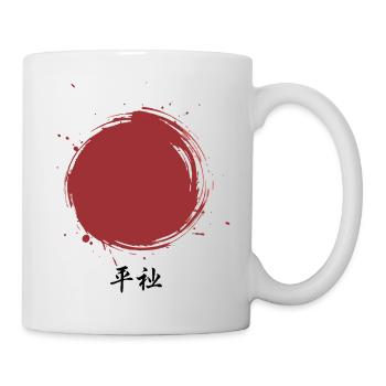 Red Zen Circle Harmony - Tasse - Weiß - Rechts