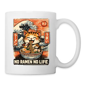 Ramen Noodle Japanese Anime Manga Kawaii - Mug - white - Right