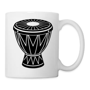 Conga africain - Mug blanc - blanc - Droite