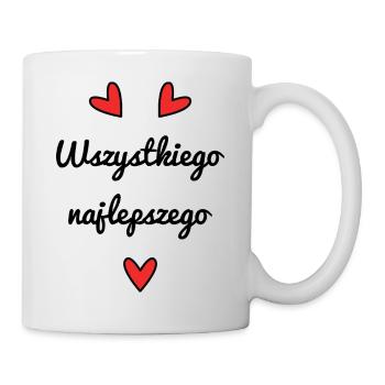 JAHRESTAG. ALLES GUTE ZUM GEBURTSTAG. ALLES GUTE ZUM GEBURTSTAG. - Tasse - Weiß - Rechts