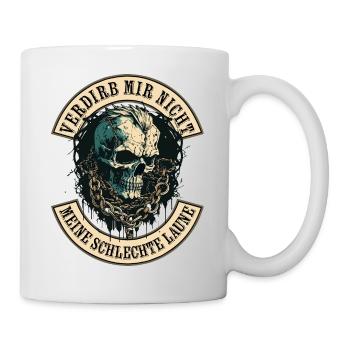 Ne gâche pas ma mauvaise humeur - Mug blanc - blanc - Droite